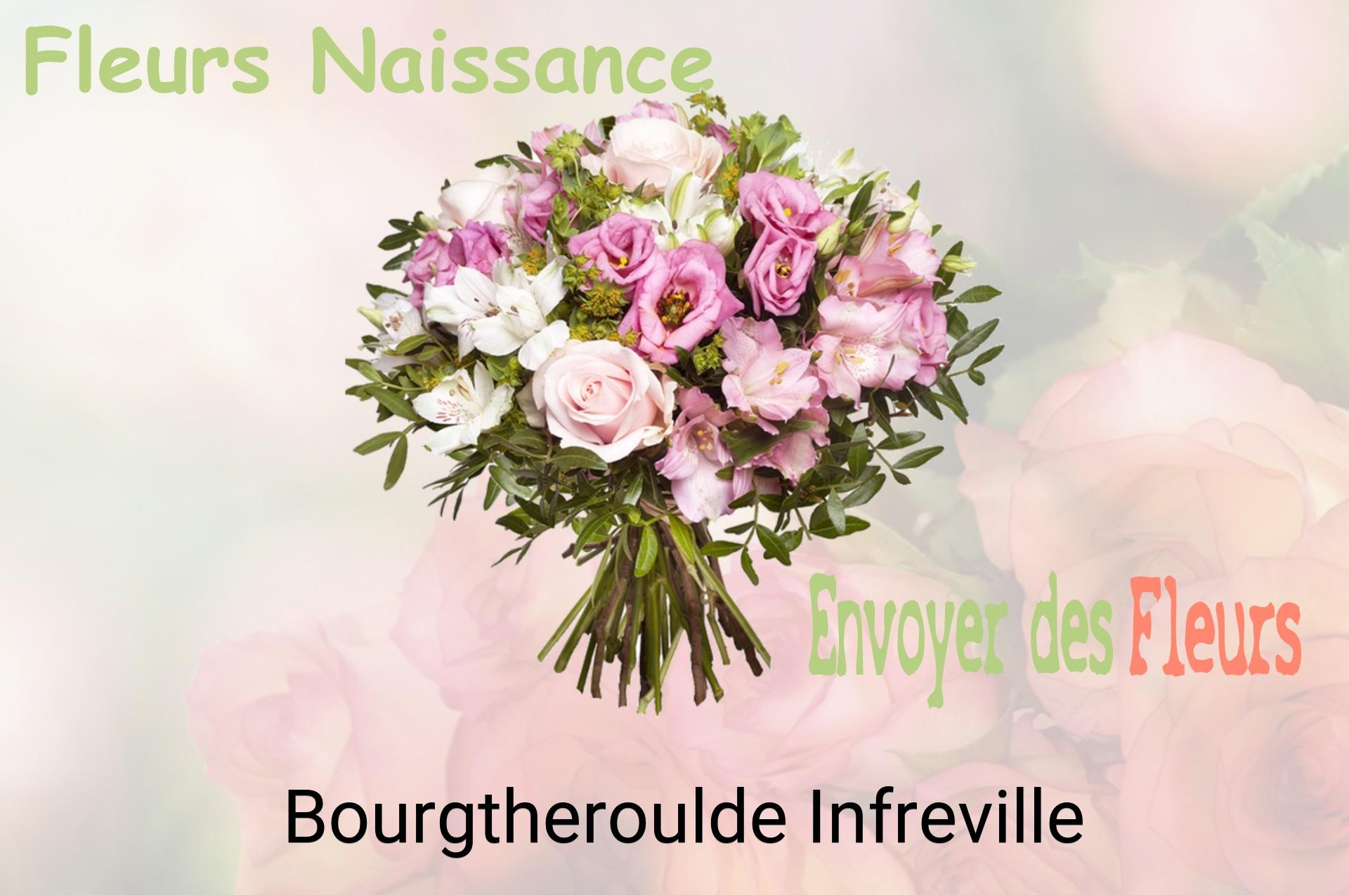 Bouquet de fleurs de naissance livré à Bourgtheroulde-Infreville